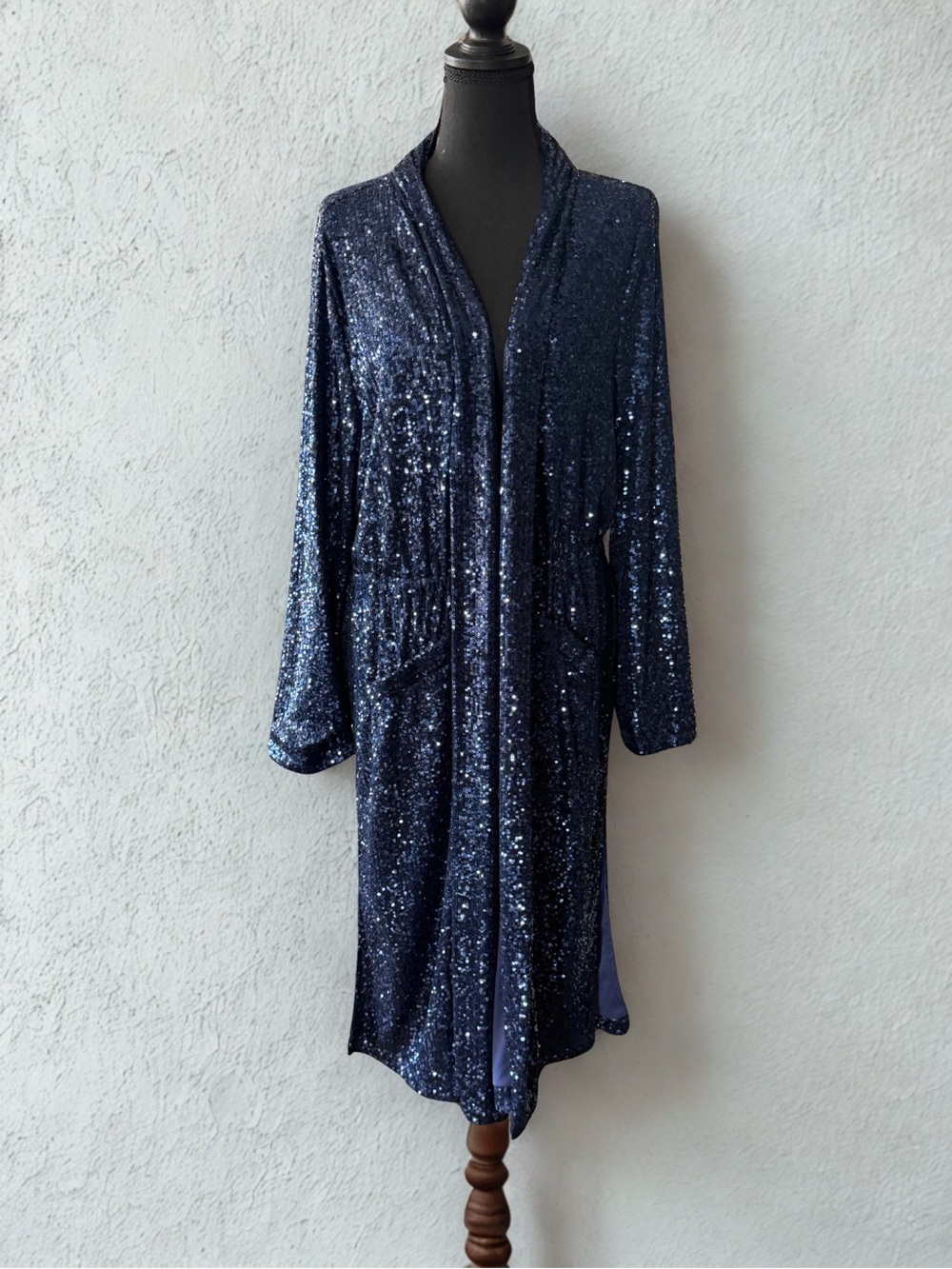 Sequin Long Evening Jacket